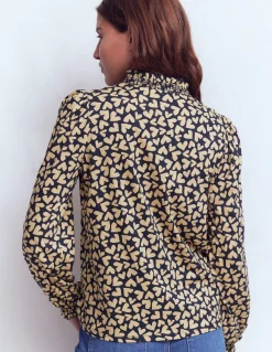 Boden Tops & T-Shirts-Chemise Effie à smocks Motif Heart Scatter