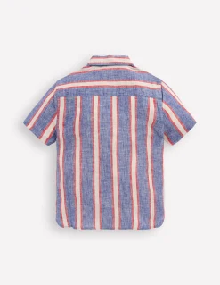 Boden Ensembles Assortis|Chemises-Chemise en coton et lin Rayé triple