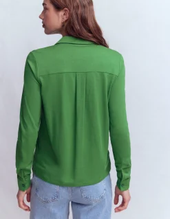 Boden Tenues De Travail|Tops & T-Shirts-Chemise en jersey à détails Fève