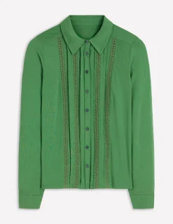 Boden Tenues De Travail|Tops & T-Shirts-Chemise en jersey à détails Fève