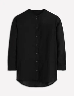 Boden Chemises & Blouses|Tops & T-Shirts-Chemise longue en lin Noir