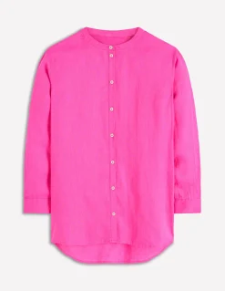 Boden Chemises & Blouses|Tops & T-Shirts-Chemise longue en lin Knalliges Stiefmütterchen