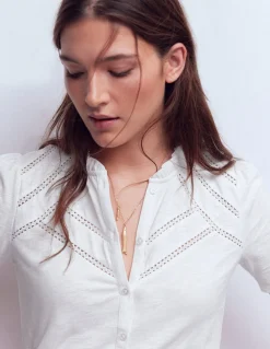 Boden Tops & T-Shirts-Chemise manches courtes Bea Blanc