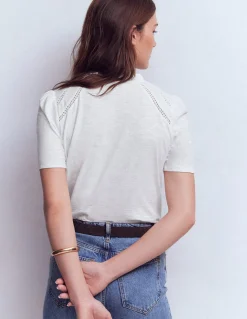 Boden Tops & T-Shirts-Chemise manches courtes Bea Blanc