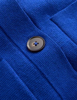 Boden Tenues De Travail|Pulls & Gilets-Chemise manches courtes en maille Bleu vif