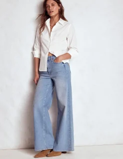 Boden Tops & T-Shirts|Chemises & Blouses-Chemise Sienna en coton Blanc