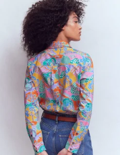 Boden Chemises & Blouses|Tops & T-Shirts-Chemise Sienna en coton Multi, motif Enchanted Dreamscape