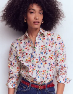 Boden Chemises & Blouses|Tops & T-Shirts-Chemise Sienna en coton Multi, motif Blossom Clusters