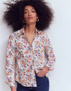 Boden Chemises & Blouses|Tops & T-Shirts-Chemise Sienna en coton Multi, motif Blossom Clusters