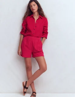 Boden Chemises & Blouses|Tops & T-Shirts-Chemise Sienna en lin Grenade