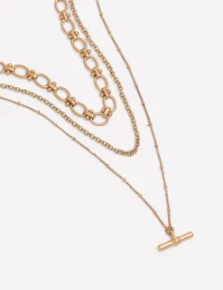 Boden Bijoux-Collier à superposer Doré