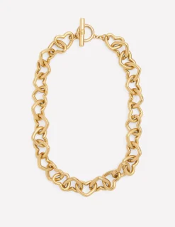 Boden Bijoux-Collier chaîne épais à cœurs Doré