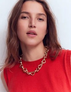 Boden Bijoux-Collier chaîne épais à cœurs Doré