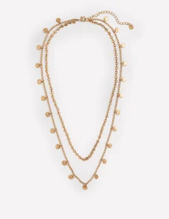 Boden Tenues De Travail|Bijoux-Collier martelé et superposé à disques Doré