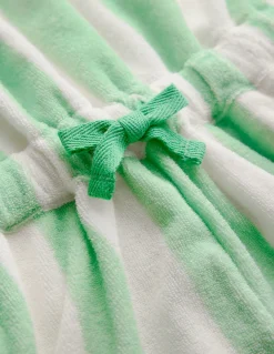 Boden Robes-Combishort décontracté en éponge Rayé vert clair
