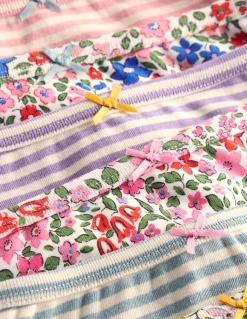 Boden Sous-Vêtements-7 culottes Bunt Floral/Streifen