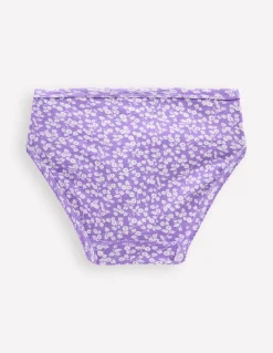 Boden Sous-Vêtements-7 culottes en pointelle Motif Ditsy Vine multi