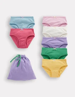 Boden Sous-Vêtements-7 culottes en pointelle Multicolore