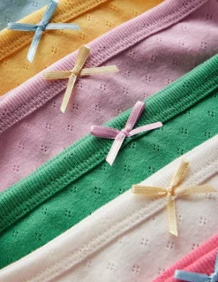Boden Sous-Vêtements-7 culottes en pointelle Multicolore