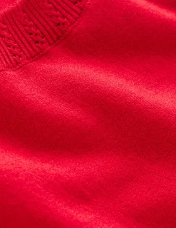 Boden Tenues De Travail|Pulls & Gilets-Débardeur à col rond Emilia en coton Rouge Mérida