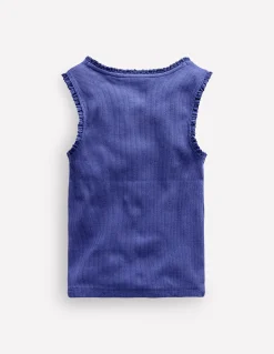 Boden Tops & T-Shirts-Débardeur côtelé à bordure en dentelle Étoiles