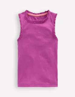 Boden Tops & T-Shirts-Débardeur côtelé à bordure en dentelle Multi Lace