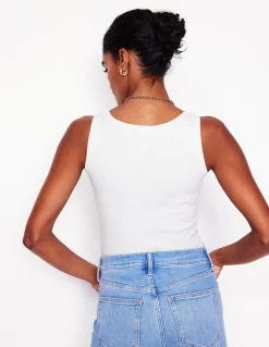 Boden Tops & T-Shirts-Débardeur essentiel à col U Blanc