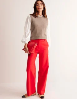 Boden Cachemire|Pulls & Gilets-Débardeur Eva en cachemire Chinchilla Chiné