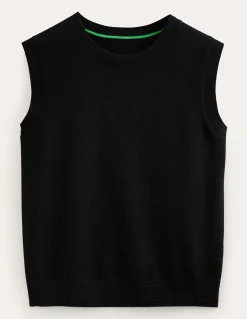 Boden Cachemire|Pulls & Gilets-Débardeur Eva en cachemire Noir