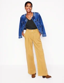 Boden Tops & T-Shirts-Débardeur flammé à col V Noir