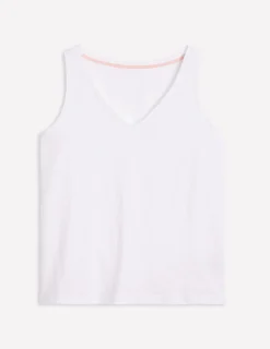 Boden Tops & T-Shirts-Débardeur flammé à col V Blanc