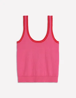 Boden Tenues De Travail|Pulls & Gilets-Débardeur Liz en maille ROSE