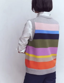 Boden Pulls & Gilets-Débardeur Lucy en coton Multi, arc-en-ciel