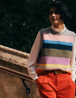 Boden Pulls & Gilets-Débardeur Lucy en coton Multi, arc-en-ciel