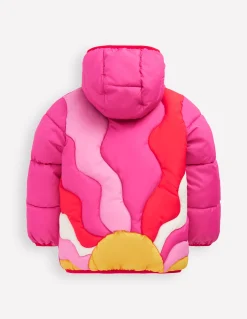 Boden Manteaux & Vestes-Doudoune à appliqué Vague soleil rose