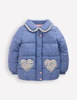 Boden Manteaux & Vestes-Doudoune vichy Mélange floral vichy