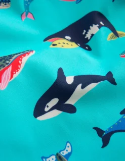 Boden Maillots & Tenues De Plage-Ensemble avec haut de plage Baleines bleu
