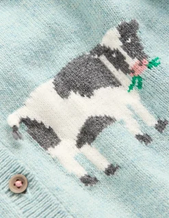 Boden Pulls & Gilets-Gilet à logo fun Motifs de Pâques bleu gustavien