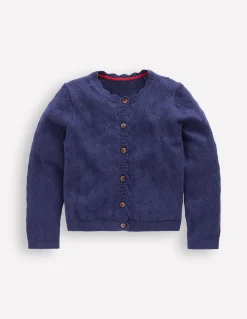 Boden Pulls & Gilets-Gilet festonné pour tous les jours Bleu marine universitaire