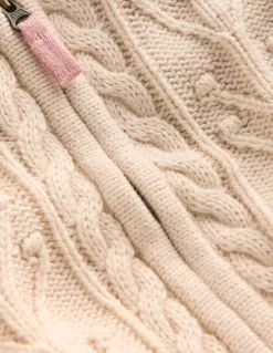 Boden Pulls & Gilets-Gilet zippé et torsadé à col Anenome