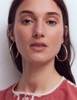 Boden Bijoux-Grandes créoles en métal Doré