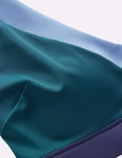 Boden Bikinis|Maillots De Bain-Haut de bikini Campania croisé dans le dos Colourblock bleu marine, vert, bleu