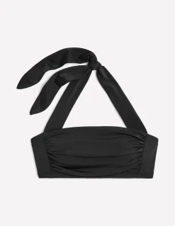 Boden Maillots De Bain|Bikinis-Haut de bikini froncé Kythira Noir