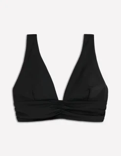 Boden Bikinis|Maillots De Bain-Haut de bikini Mykonos à encolure V échancrée Noir
