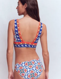 Boden Bikinis|Maillots De Bain-Haut de bikini Porto Multi, motif Ornamental Treillis