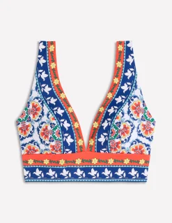 Boden Bikinis|Maillots De Bain-Haut de bikini Porto Multi, motif Ornamental Treillis