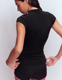 Boden Maillots De Bain-Haut de plage à mancherons Noir