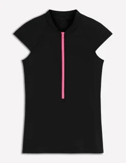 Boden Maillots De Bain-Haut de plage à mancherons Noir