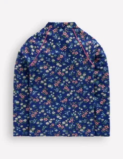 Boden Maillots & Tenues De Plage-Haut de plage à motif et protection solaire Motif Meadow Floral bleu saphir