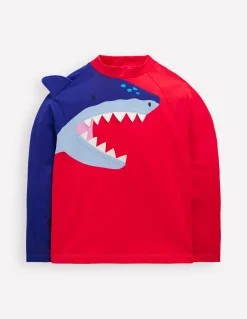 Boden Maillots & Tenues De Plage-Haut de plage fun avec protection solaire Requin rouge mars